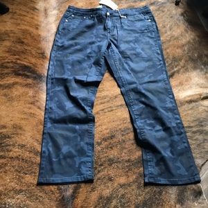 Blue camo jeans